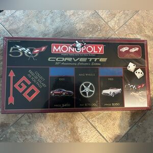 Monopoly Corvette 50th Anniversary Collector's Edition - New in plastic